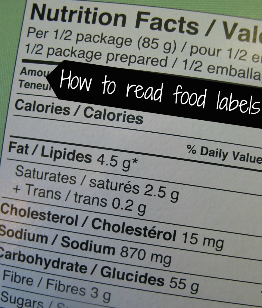 Tips for reading food labels