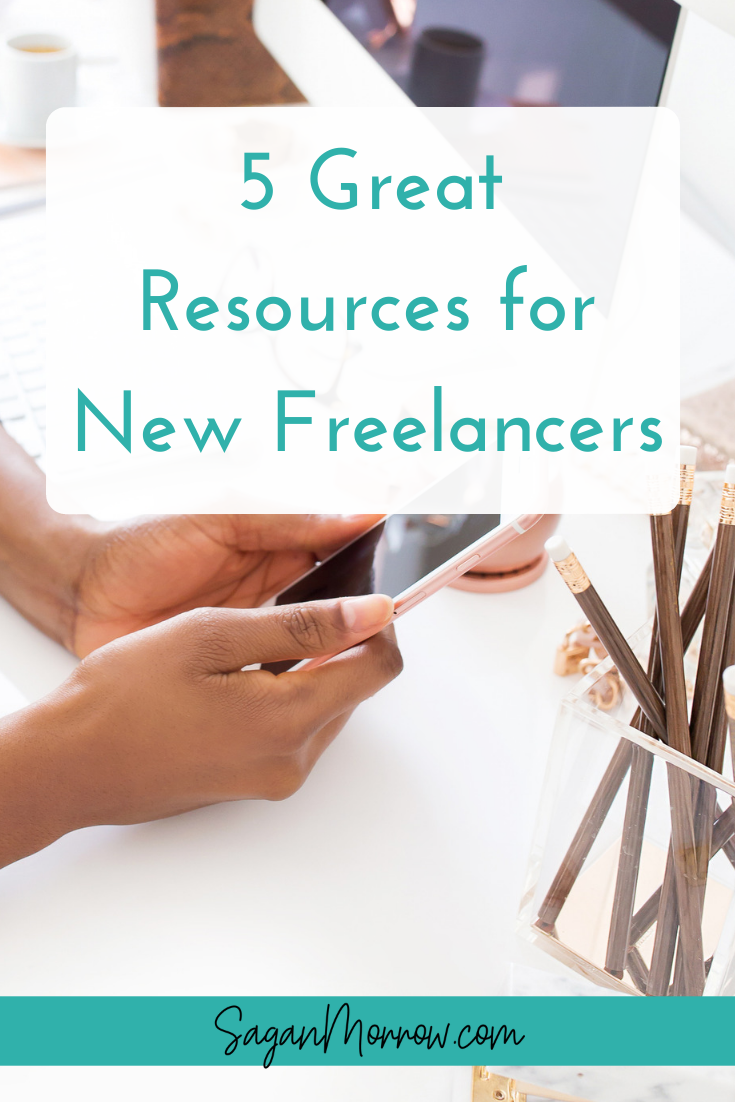 Get 5 helpful resources for new freelancers! These resources cover great business tips & freelancing tips and are must-reads for anyone new to freelancing.