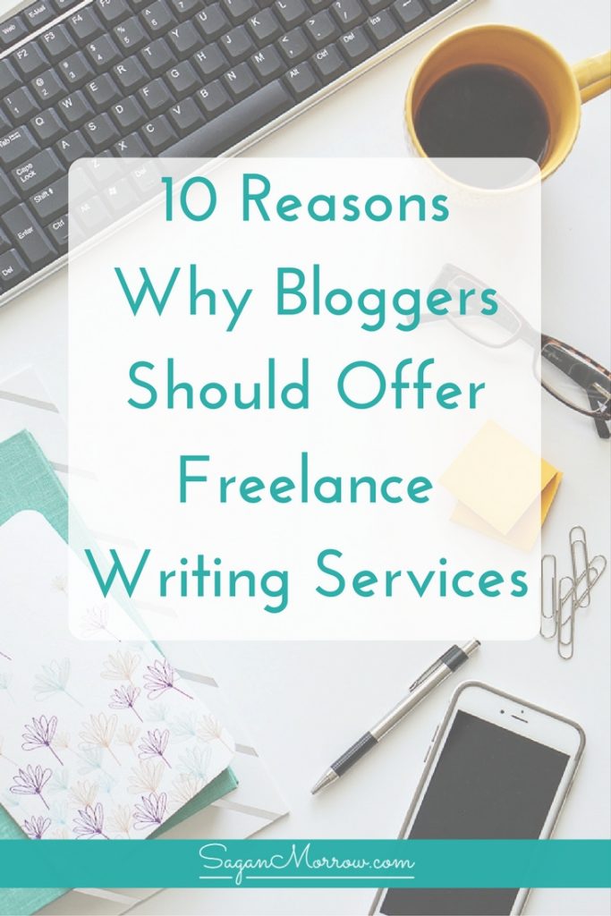 Find out 10 reasons why bloggers should be freelance writers in this article! Every blogger who wants to go pro with their blog + make money blogging should read this article. Freelance writing is a fantastic way to make money with your blog! Click on over to get the tips + additional resources now.