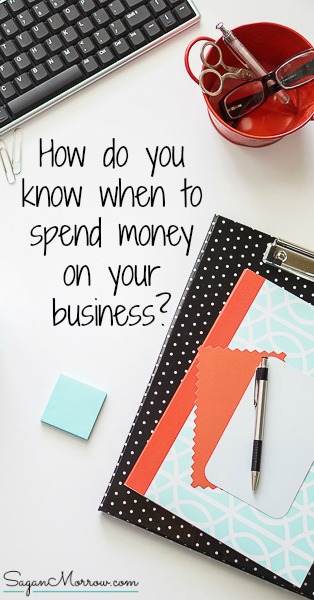 If you want your business to be a success, you NEED to invest in it! But how do you know when to spend money on your business? In this article, you'll get 5 questions to ask yourself BEFORE making that purchase for your business. Click on over to get these small business tips now! ::: freelance tips ::: small business advice :::