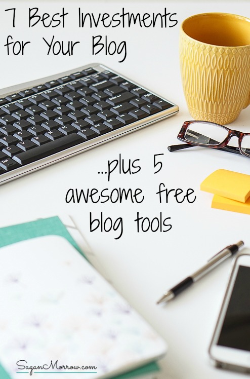 Get the 7 best investments for your blog (plus 5 awesome FREE blog tools) in this blog tips article! You need to spend money to make money... but you also need to make the RIGHT investments for your blog. If you want to be a professional blogger, you need these blogging tools. Click on over to find out what they are now!
