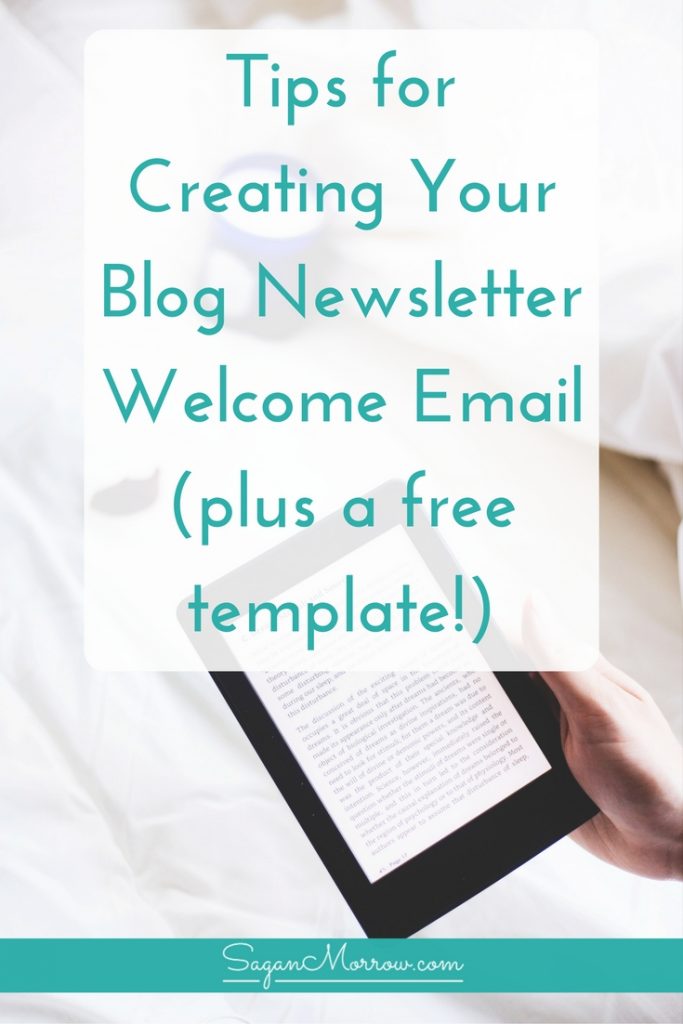Get tips (plus a template!) for how to create a welcome email that WORKS for your new newsletter subscribers -- email marketing tips for bloggers, small business owners, freelancers & more. Click on over to get the blog newsletter welcome email tips & template now!