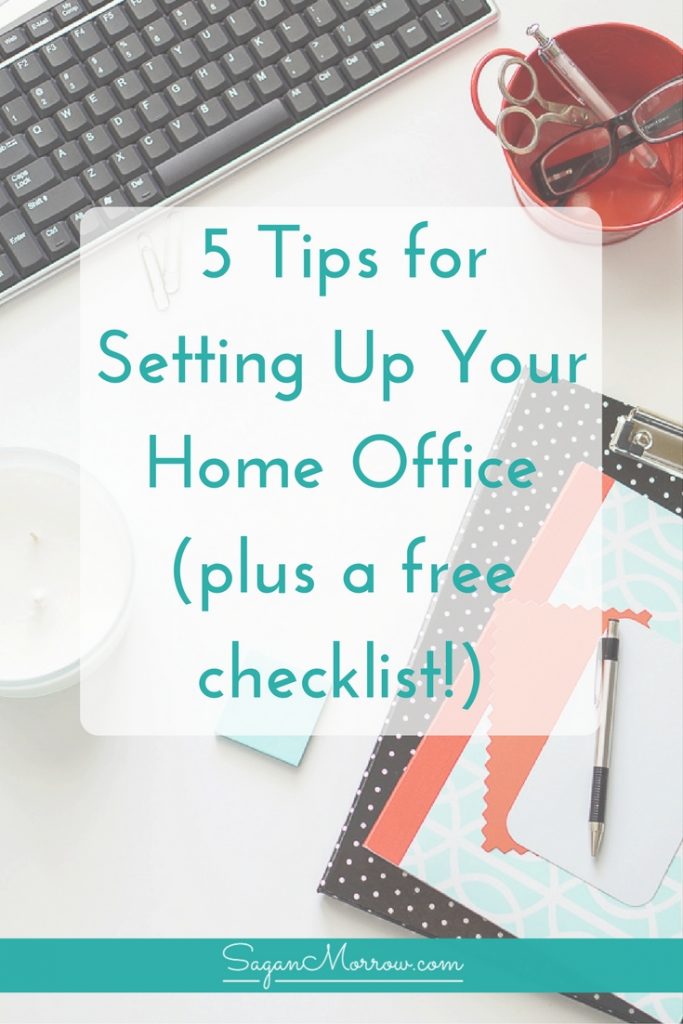 Thinking about working from home full-time? You're going to need an awesome home office to work at! Grab your FREE ultimate home office checklist + get tips for setting up your own perfect home office for your freelance business. Click on over to get the tips + freelancer checklist now!