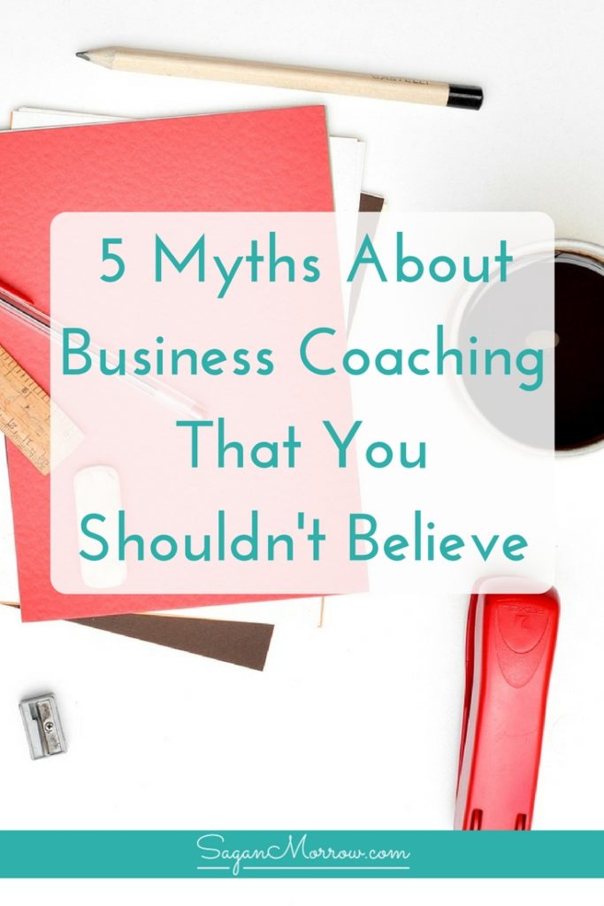 Not sure whether you should hire a business coach? Find out 5 myths about business coaching in this article, plus grab a cheat sheet for how to determine whether hiring a business coach is right for you! Click on over to get the goods now *** freelance tips *** freelance coach *** freelance coaching ***