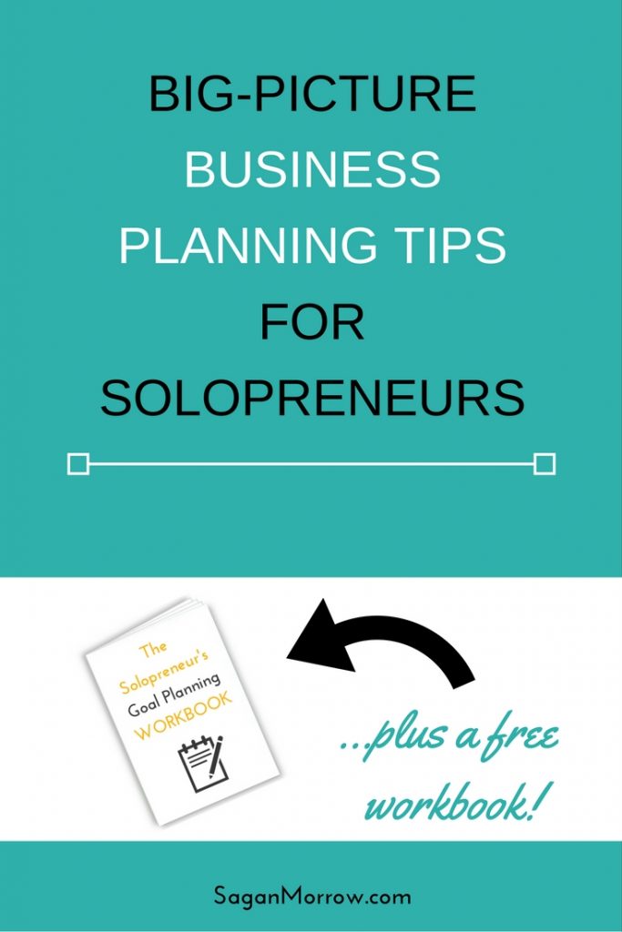 Want help with business planning and setting goals for your solopreneur business? Look no further! This article shares concrete business planning tips plus features a workbook to help you with goal setting. Click on over to get the scoop!