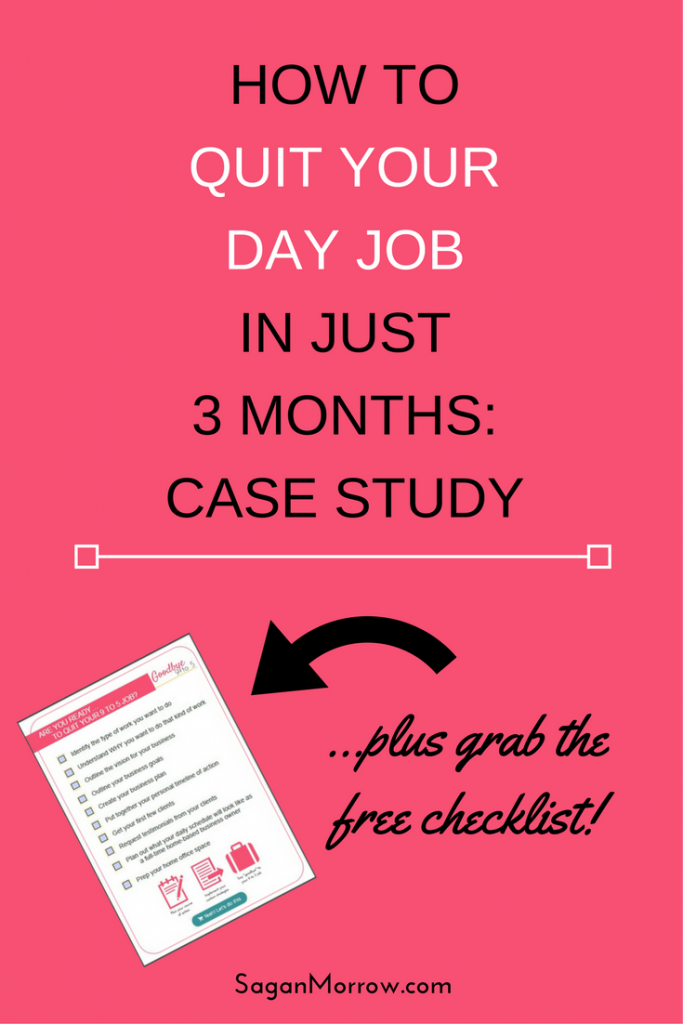 Get the inside scoop on how this teacher quit her day job and began working from home full-time as a blogger/virtual assistant... within 3 months! Want to learn how YOU can do it, too? Click on over to find out how to quit your day job in 90 days...