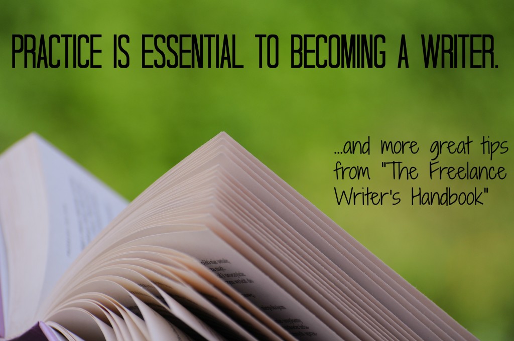 Tips from "The Freelance Writer's Handbook"