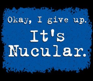 nucular or nuclear