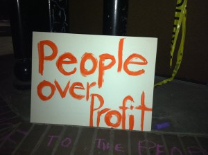 people over profit