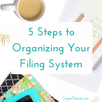 Five Steps to Organizing Your Filing System