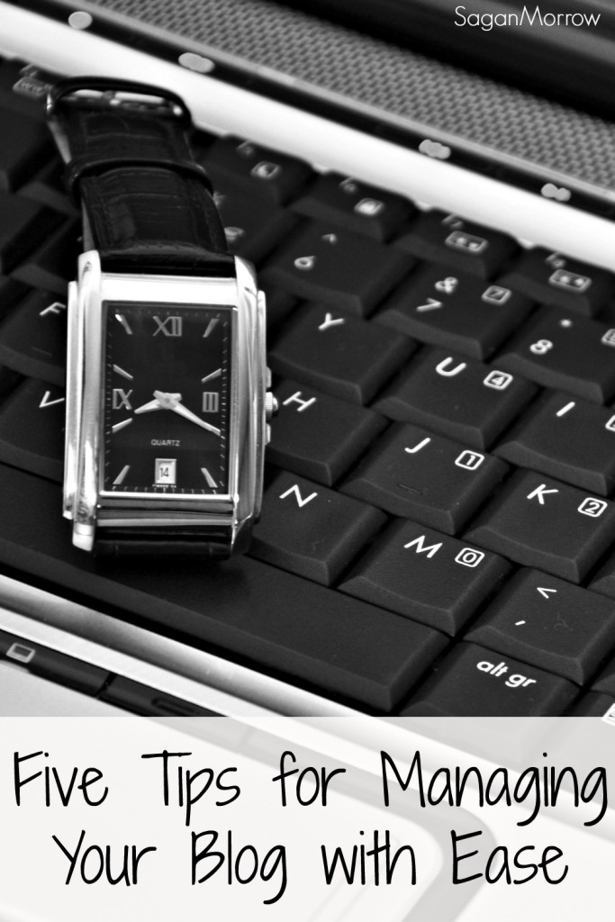 Learn how to manage your blog with ease with these five blogging tips! Being a blogger can be a lot of work, but it can also be enjoyable - get the most out of your blog by managing it the right way.