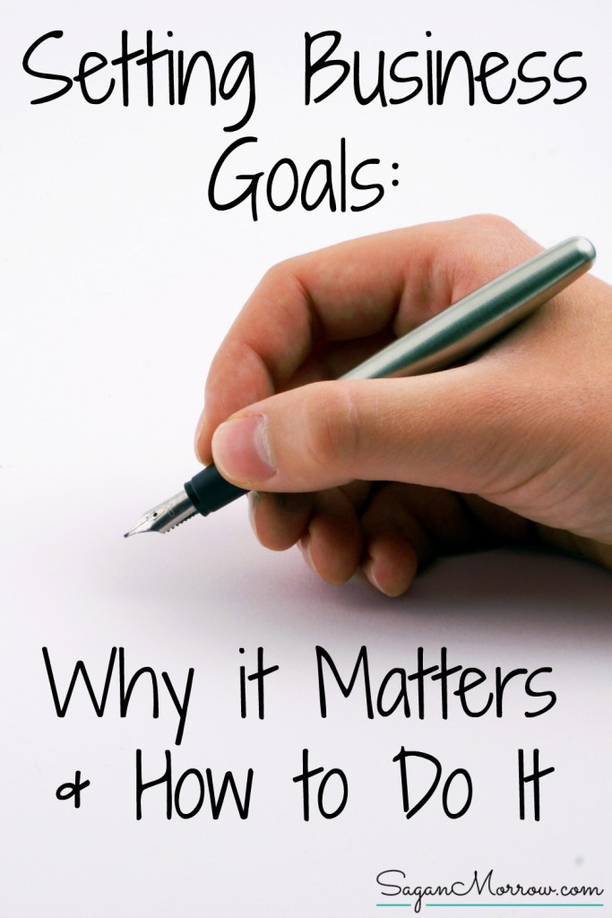 Find out why setting business goals MATTERS... plus HOW to set business goals! These are great tips for freelancers, bloggers, & home-based small business owners. Goal setting can make a big difference for your business & can set you up your success in the long-term when you do it right!