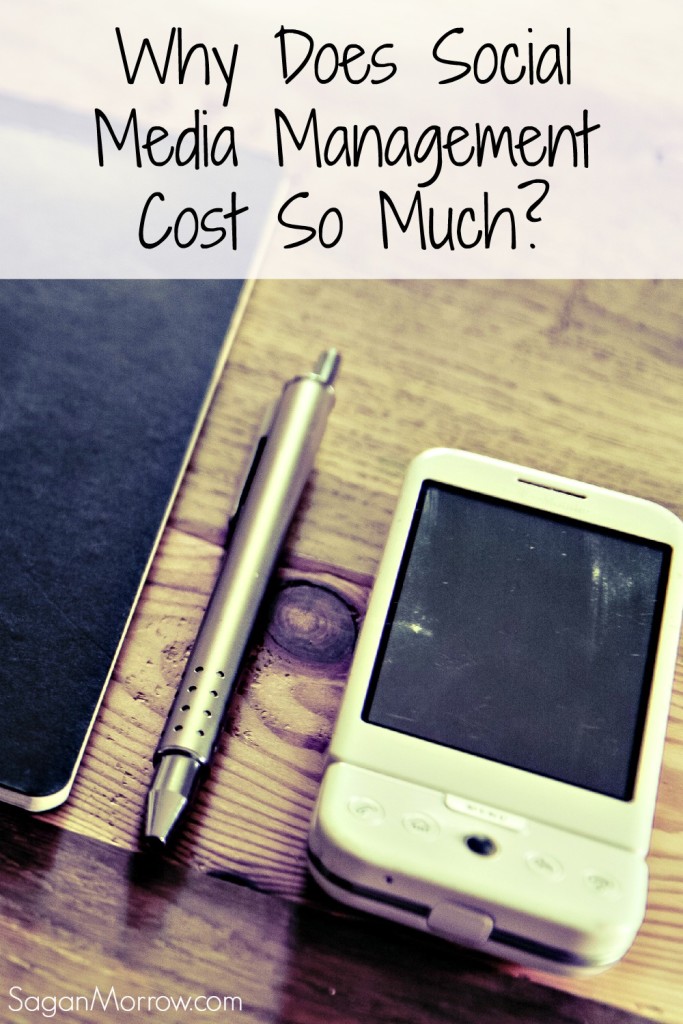 why does social media management cost so much