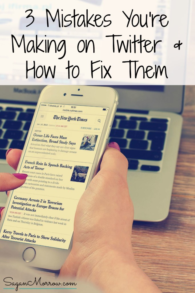 Find out the #1 mistake you're making on Twitter - and what you can do to fix it! Twitter can be a great way to promote your blog or market your brand and reach target audiences... but most people are using Twitter WRONG. Are you one of them? Find out! * social media tips * Twitter tips * marketing tips * blog tips *