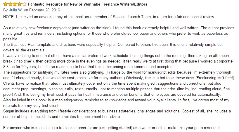 freelance business book review