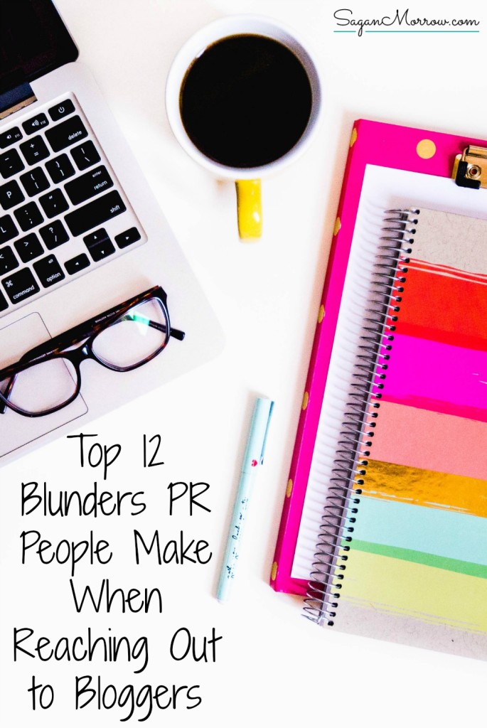 This humorous article features the top 12 PR blunders made when people in public relations have reached out to bloggers! Have you made this mistakes yourself... or have you as a blogger seen these mistakes? Have a laugh and contribute to the discussion on other PR blunders you've seen as a blogger! ::: blog life ::: bloggers and public relations :::