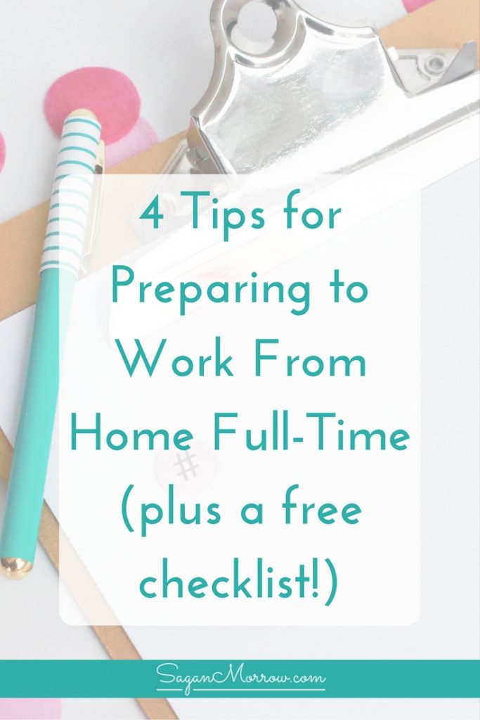 Thinking about quitting your day job and starting to work from home full-time? Get 4 tips for how to map out your plan of action PLUS a 10-point checklist for preparing to work from home full-time in this blog post featuring a sneak preview of the Goodbye 9 to 5 masterclass. Click on over to get the goods! ::: home-based business :: small business tips ::