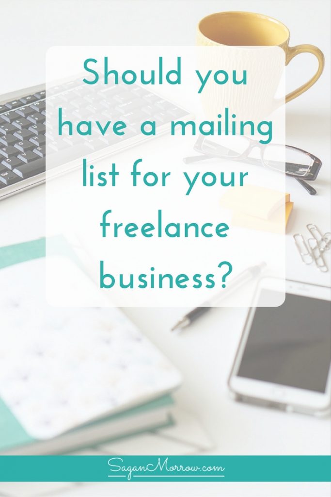 Should you have a mailing list for your freelance business? Find out how to decide whether an email list is right for YOU and your business in this article (plus get a FREE cheat sheet featuring additional tips for setting up your email list!)