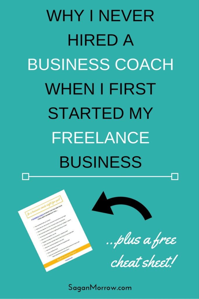 Learn 5 myths about business coaching in this article, plus why I never hired a business coach for my freelance business... PLUS grab your cheat sheet to find out whether hiring a freelance coach for your business is right for YOU!