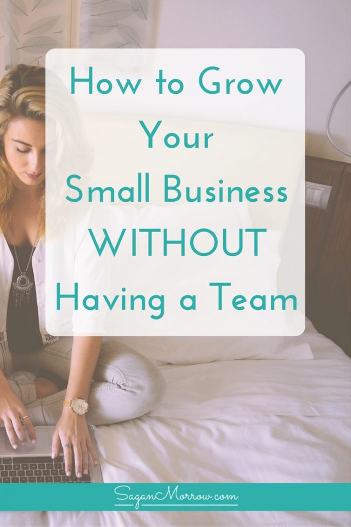 Learn what you need to know for how to grow your small business... WITHOUT having a team of employees at your disposal! Click on over to get the goods for solopreneur tips, business goal planning tips, a business goal planning workbook, and small business tips.
