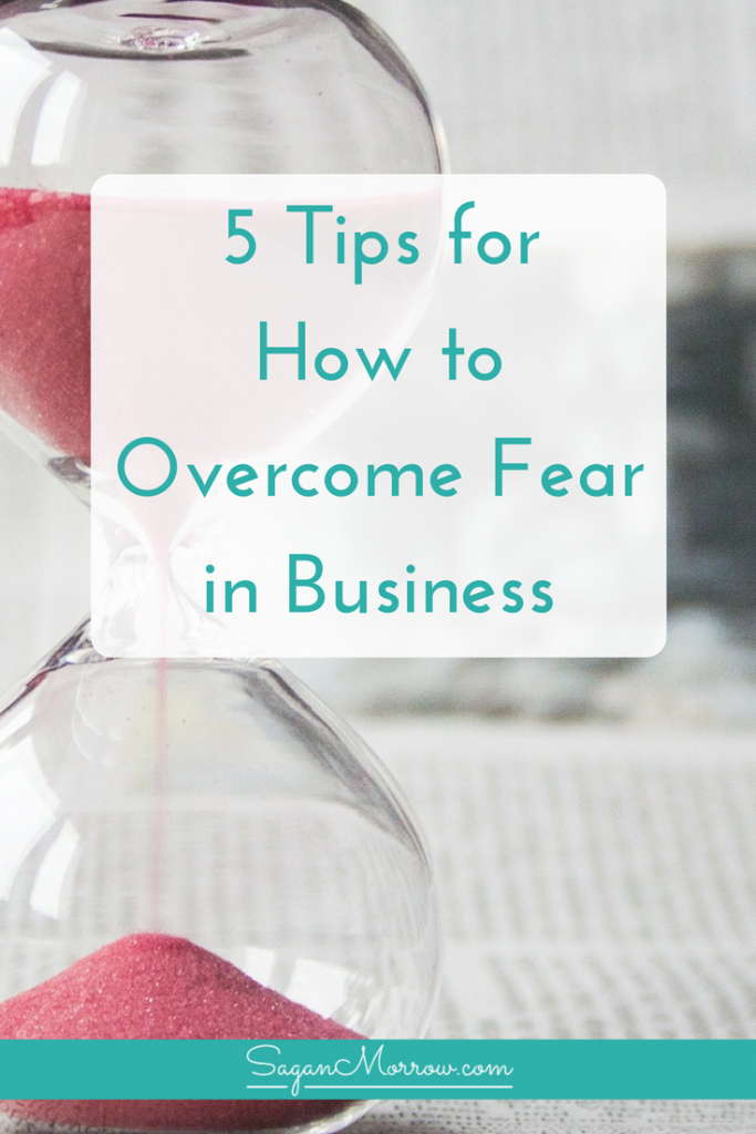 Stop letting fear hold you back in business! In this article, get 5 tips for HOW to overcome fear in business... learn what you need to know about overcoming fear in business so you can finally quit your day job and take your small business to the next level!