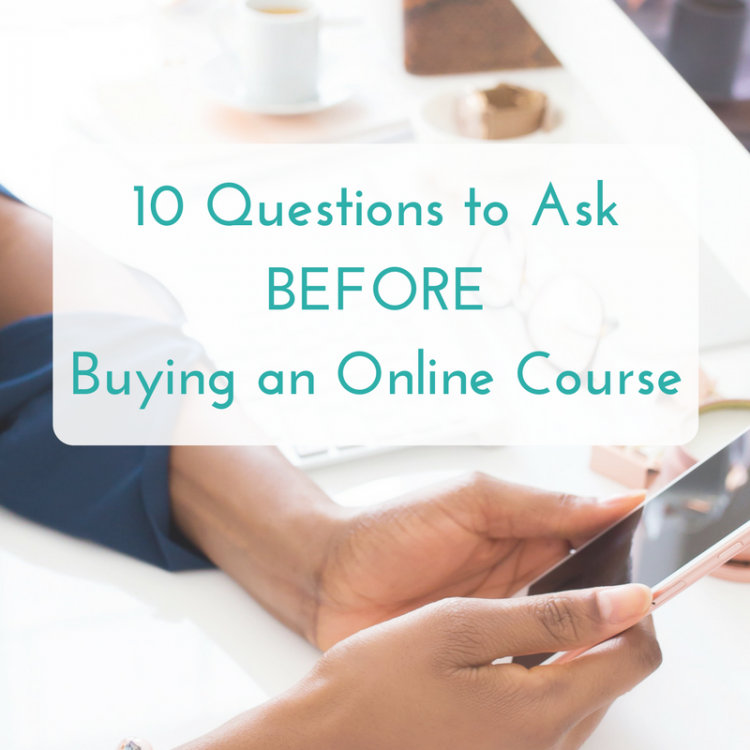 questions to ask before buying an online course