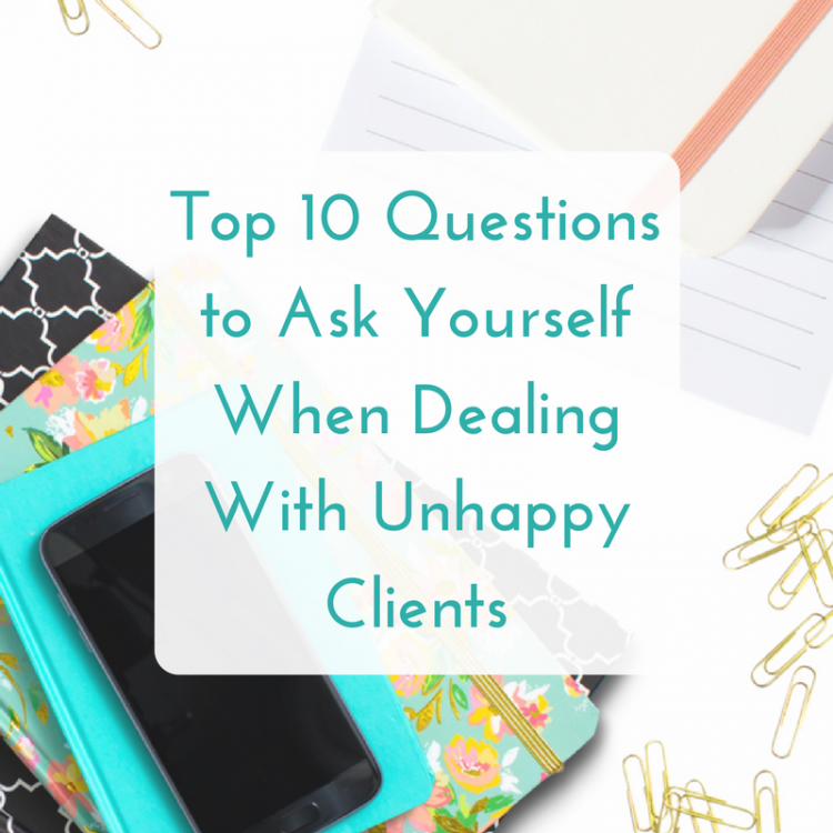dealing with unhappy clients