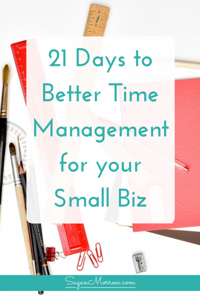 Learn effective time management strategies for your awesome small business in this blog post. Each time management strategy is something you can do in just 15 minutes/day, so it's totally doable! Use these time management strategies to get more focused & be more productive as a small business owner. Click on over to get the time management tips now...