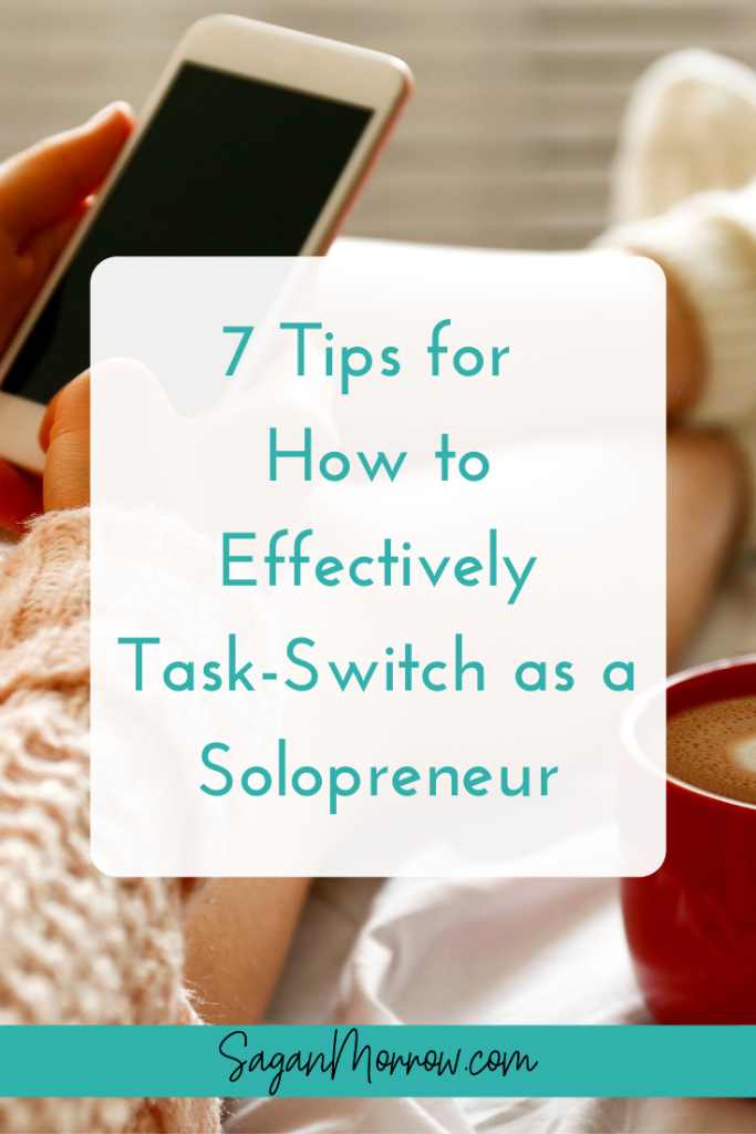 How to switch tasks effectively