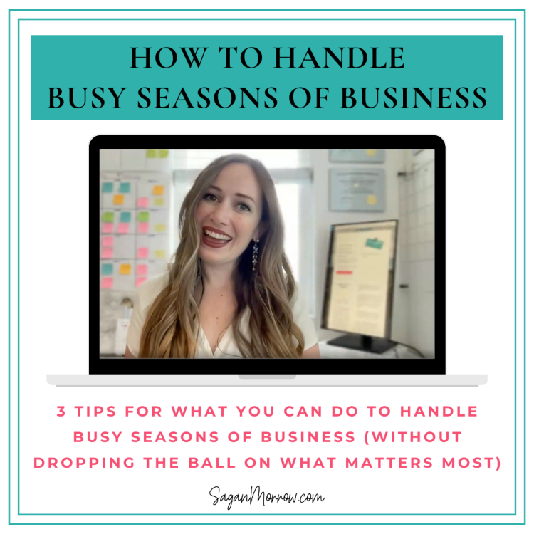 3 things to do during busy seasons of solopreneurship
