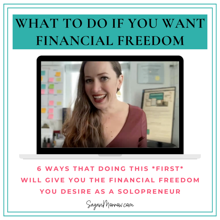 financial freedom as a solopreneur