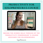Behind-the-scenes walk-through of the Productivity Powerhouse curriculum