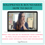 How to set (and uphold!) boundaries as a solopreneur