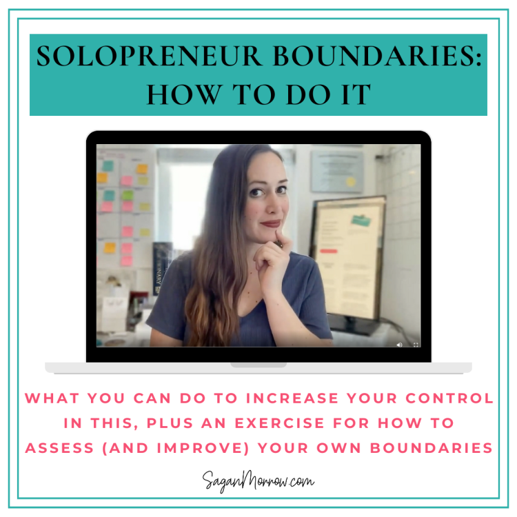 Setting (and upholding!) boundaries as a solopreneur