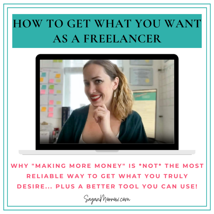 how to get what you want as a freelancer — Do you ever wish you could wave a magic wand in order to get what you want in life & business? In today’s video, let’s talk about your most reliable tool as a solopreneur, that will help you to achieve your goals and live the life and build the business you most desire. (SPOILER ALERT — it is NOT money! Money is not your most reliable tool, because it depends on other people. But *this* can get you more of what you want... and it's entirely internal)