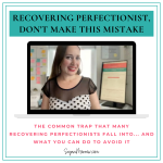Recovering perfectionist, don’t fall into this trap with your online business