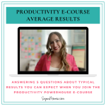 Productivity for solopreneurs e-course FAQ