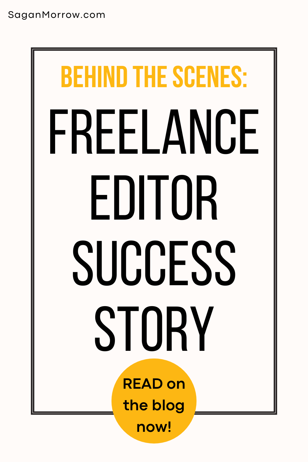Behind the scenes - freelance editor success story - small business coach case study