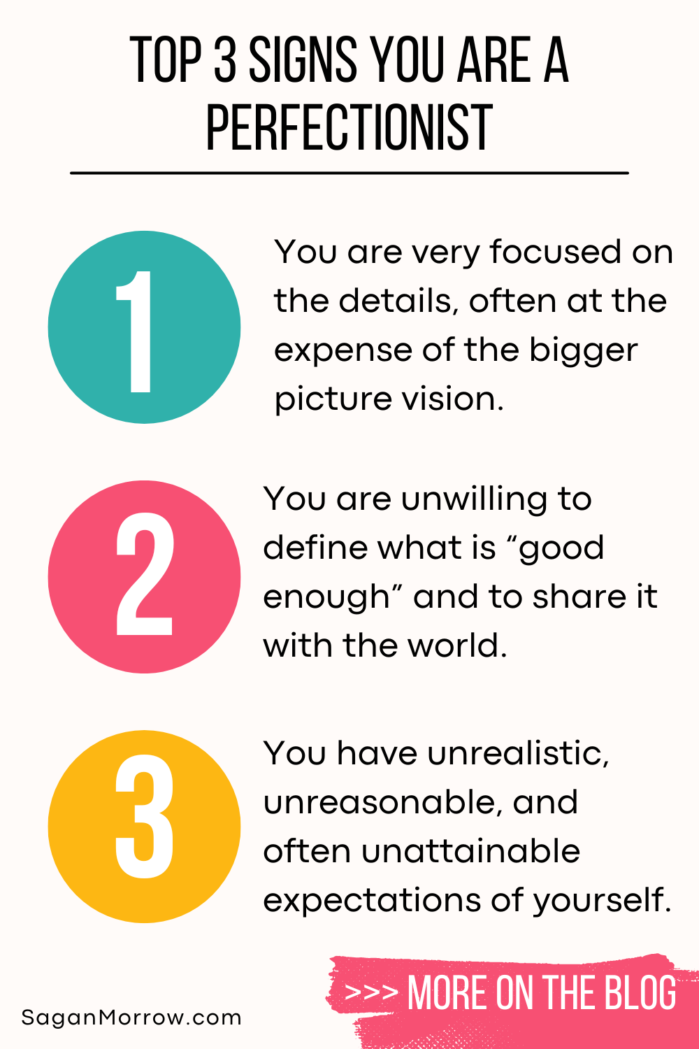 are you a perfectionist - signs you are a perfectionist in this perfectionism infographic