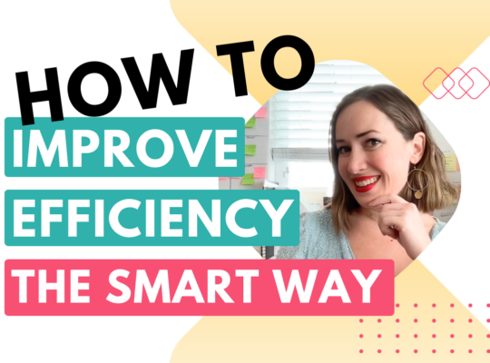 How to improve efficiency the smart way... Become an Efficiency Expert: How to use personality-based productivity as rocket fuel to accomplish your goals blog post