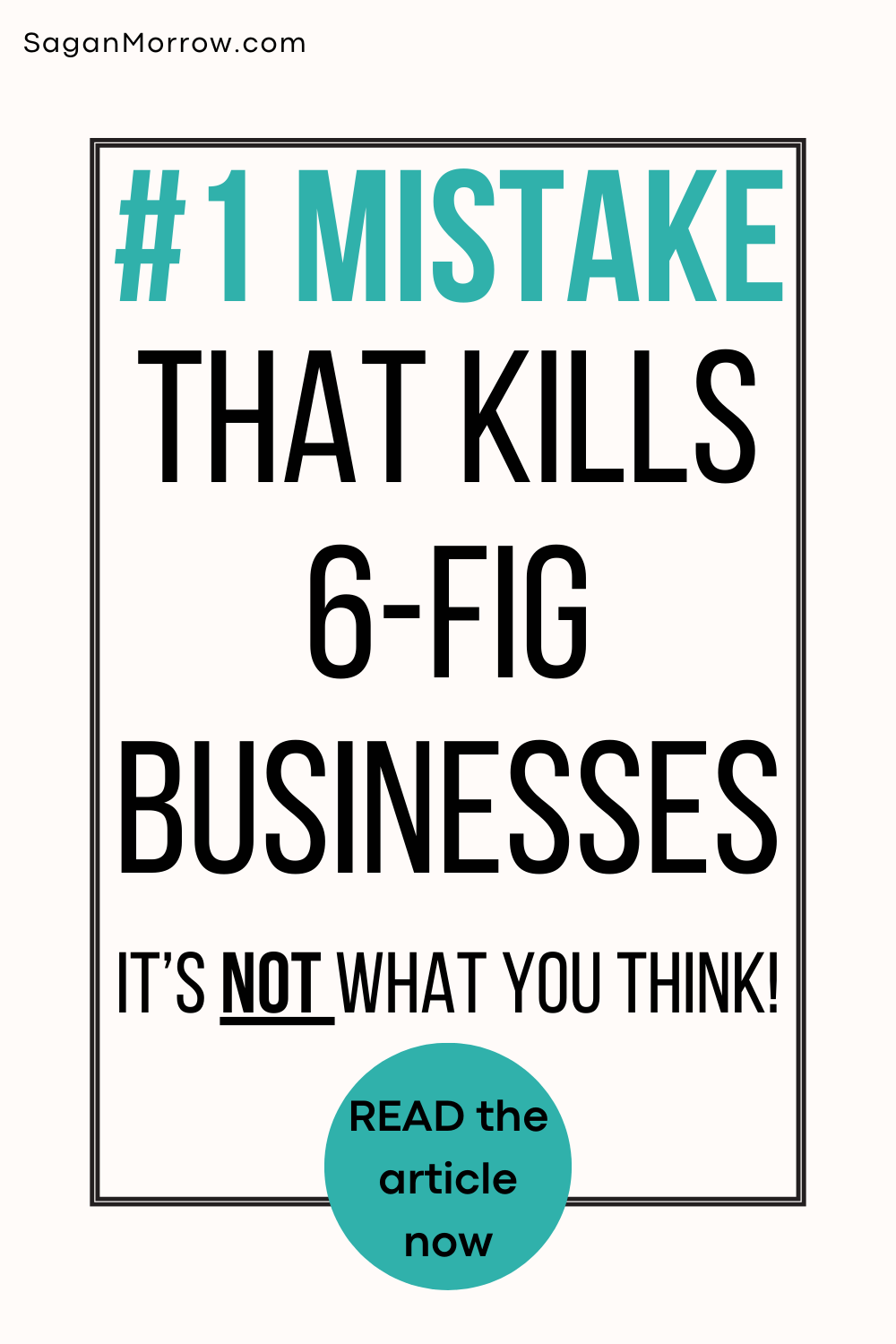 #1 mistake that kills six-figure businesses ...it's not what you think!