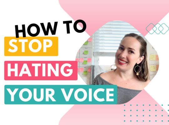 How to stop hating your voice