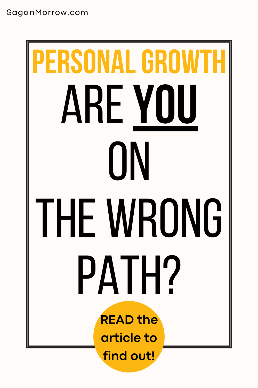 Personal growth - are you on the wrong path? Read the blog post now to find out! (blog post about the difference between want to want vs actually want in life)