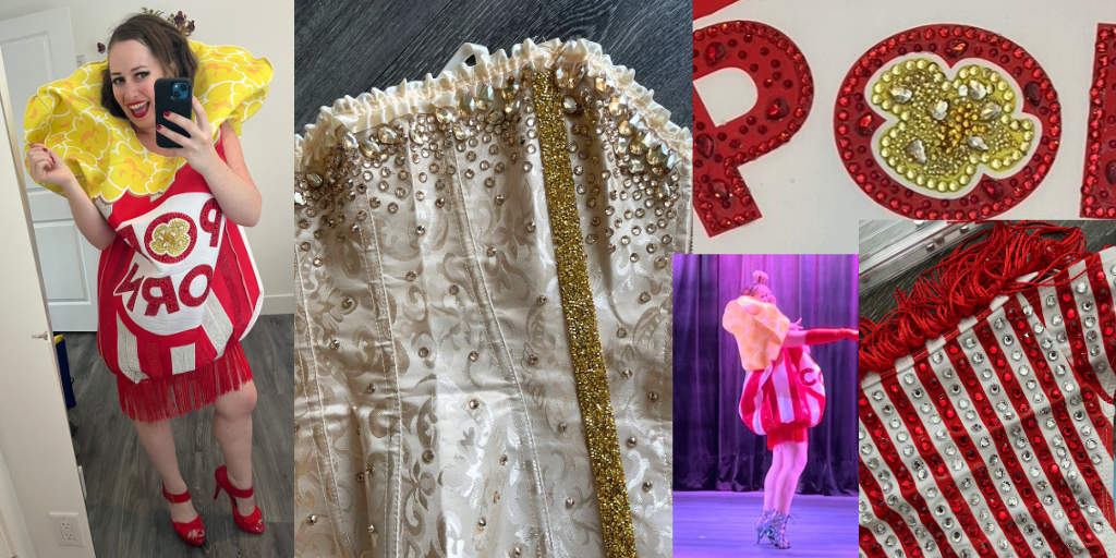 popcorn showgirl costuming