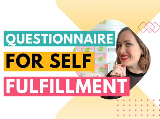 questionnaire for self fulfillment