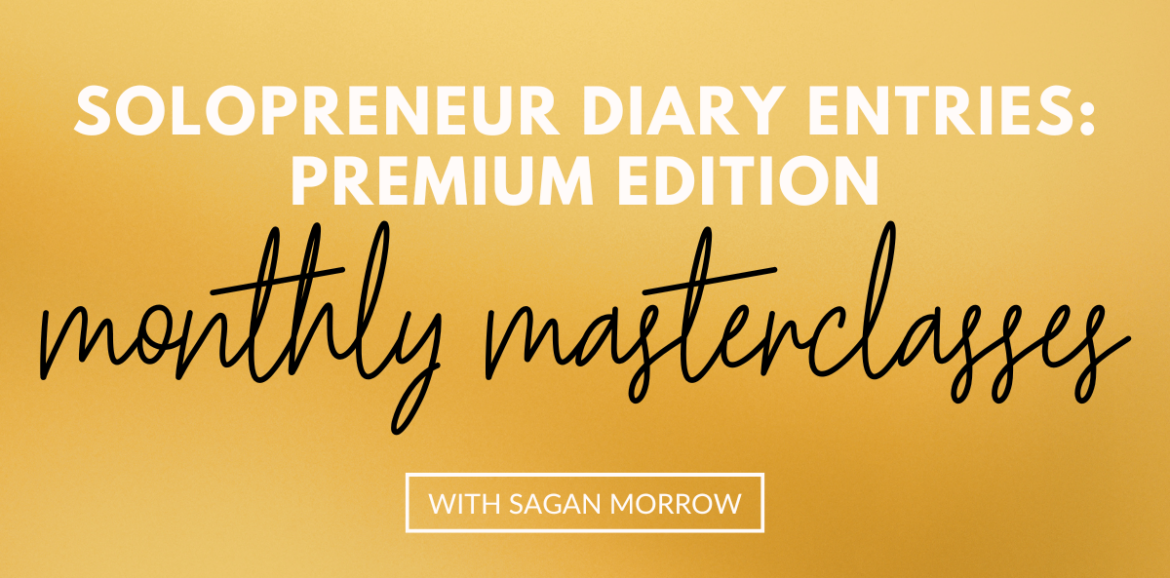 monthly online solopreneur masterclasses