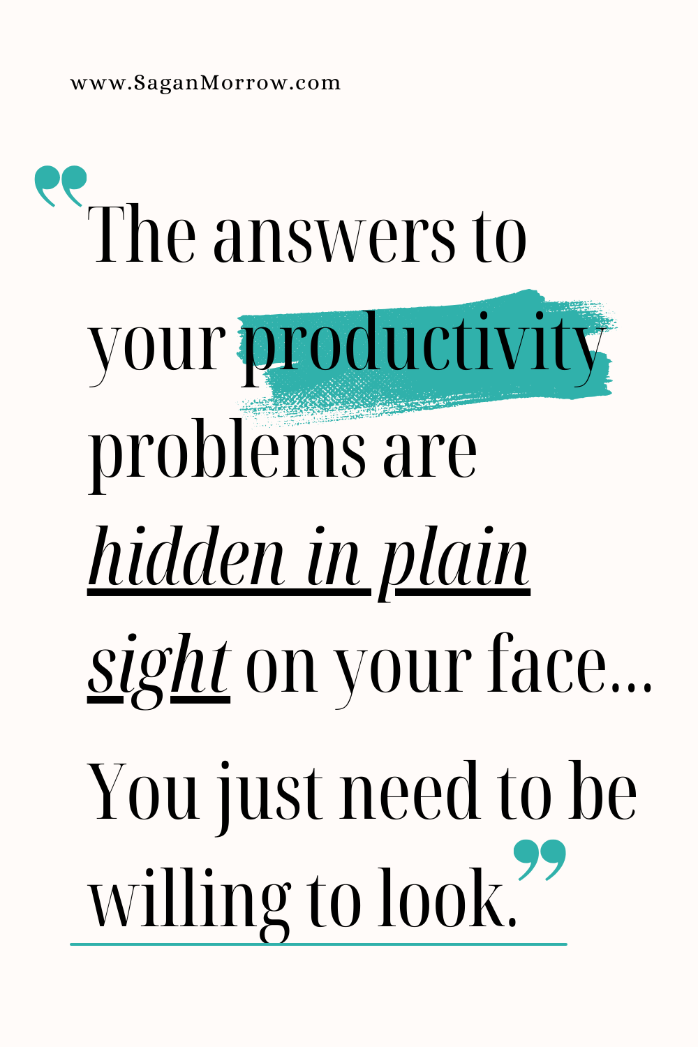 “The answers to your productivity problems are hidden in plain sight on your face… You just need to be willing to look.” Productivity quote about how to use Face Reading to improve your productivity skills