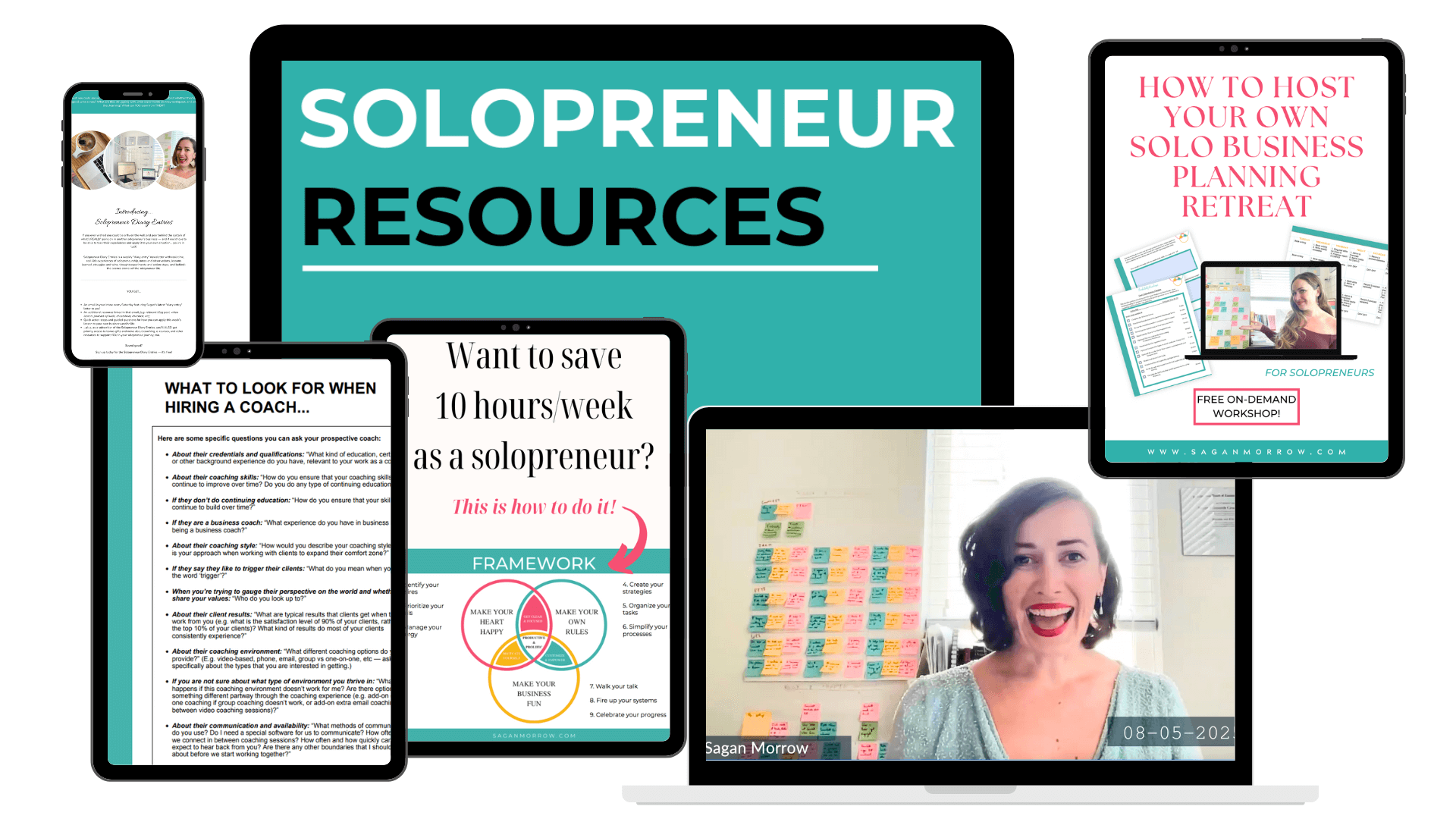 Solopreneur resources to improve productivity, take your cozy business to the next level, improve time management and intrapersonal skills, and do business planning for your perfect lifestyle business model